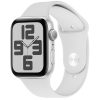 OBAL:ME Apple Watch 38/40/41mm szilikon szíj, S-M, fehér
