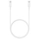 Samsung EP-DN975BWE USB-C-USB-C töltő- és adatkábel, 1m, 5A, fehér (Bulk)