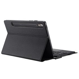   Dux Ducis TK Samsung Tab S10 FE+ kihajtható tok vezeték nélküli billentyűzettel, fekete