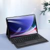 Dux Ducis TK Samsung Tab S10 FE+ kihajtható tok vezeték nélküli billentyűzettel, fekete