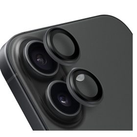   OBAL:ME Apple iPhone 17 tempered glass kamera védő üvegfólia, fekete