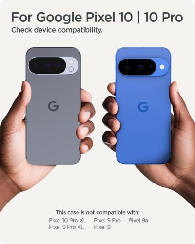 Spigen Liquid Air Pixel 10 / Pixel 10 Pro tok, Matte Black, fekete