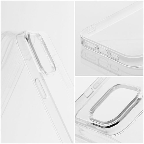 Clear 2mm Apple iPhone Air (2025) ultravékony szilikon tok, átlátszó (kamera védelemmel)