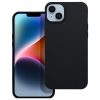 Matt szilikon Apple iPhone Air (2025) tok, fekete
