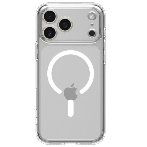 Spigen Ultra Hybrid Magfit Apple iPhone 17 Pro Max tok, MagSafe, Clear White, fehér