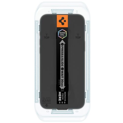 Spigen Glas.tR EZ Fit HD Apple iPhone Air (2025) tempered kijelzővédő fólia felhelyező kerettel (2db)