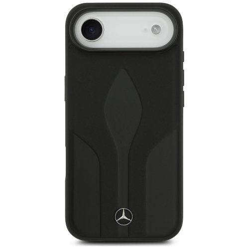 Mercedes Leather The Move Apple iPhone Air (2025) MagSafe hátlap tok, fekete