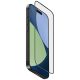 Uniq Optix Matte Apple iPhone 17 tempered glass kijelzővédő üvegfólia felhelyező kerettel, fekete