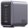 Ugreen Nexode CD333 4xUSB-C-USB-A hálózati töltő, USB-C kábellel, GaN, 300W + 240W, szürke