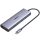 Ugreen CM498 Hub USB-C-3xUSB 3.0, HDMI 4k 30Hz, VGA, RJ45, SD/TF, PD, 100W, szürke