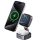 Ugreen W702 2in1 vezeték nélküli iPhone/AirPods töltő, 15W, szürke
