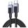 Ugreen L512 USB-C-USB-C töltő- és adatkábel, fonott, 5A, 100W, 3m, szürke