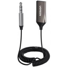   Ugreen CM309 Bluetooth 5.3 audio vevő jack csatlakozóval, fekete
