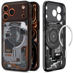   Spigen Ultra Hybrid MagFit Apple iPhone 17 Pro tok, MagSafe, Zero One, fekete