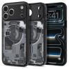 Spigen Ultra Hybrid MagFit Apple iPhone 17 Pro tok, MagSafe, Zero One, fekete