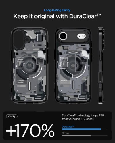 Spigen Ultra Hybrid MagFit Apple iPhone 17 tok, MagSafe, Zero One, fekete