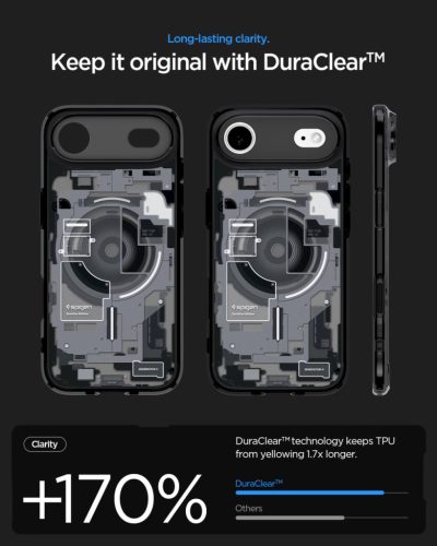 Spigen Ultra Hybrid MagFit Apple iPhone Air (2025) tok, MagSafe, Zero One, fekete
