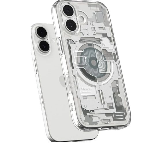 Spigen Ultra Hybrid MagFit Apple iPhone 17 tok, MagSafe, Zero One, Natural Titanium