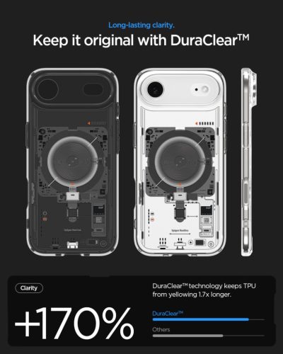 Spigen Ultra Hybrid MagFit Apple iPhone Air (2025) tok, MagSafe, Neo One, átlátszó