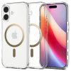 Spigen Ultra Hybrid MagFit Apple iPhone 17 tok, MagSafe, Clear Gold, átlátszó-arany
