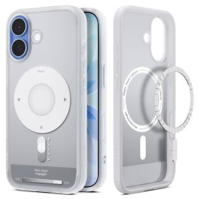   Spigen Ultra Hybrid MagFit Apple iPhone 17 tok, MagSafe, Classic Silver, ezüst
