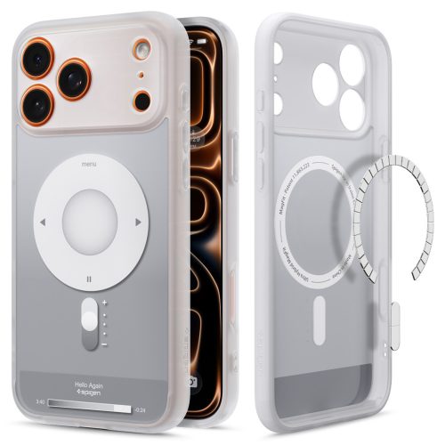Spigen Ultra Hybrid MagFit Apple iPhone 17 Pro tok, MagSafe, Classic Silver, ezüst
