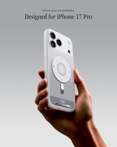 Spigen Ultra Hybrid MagFit Apple iPhone 17 Pro tok, MagSafe, Classic Silver, ezüst