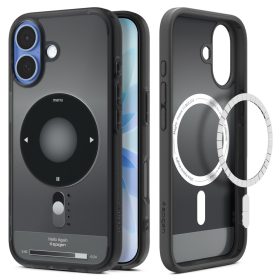   Spigen Ultra Hybrid MagFit Apple iPhone 17 tok, MagSafe, Classic Black, fekete