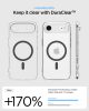 Spigen Ultra Hybrid MagFit Apple iPhone Air (2025) tok, MagSafe, Graphite, átlátszó-szürke