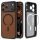 Spigen Ultra Hybrid MagFit Apple iPhone 17 Pro Max tok, MagSafe, Frost Black, fekete