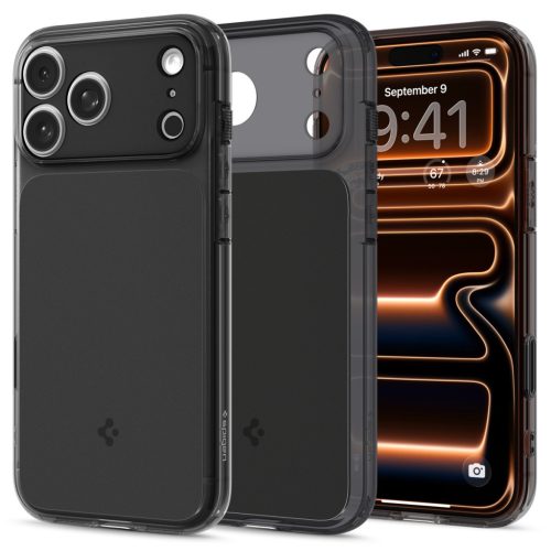 Spigen Ultra Hybrid T MagFit Apple iPhone 17 Pro tok, MagSafe, Matte Black, fekete