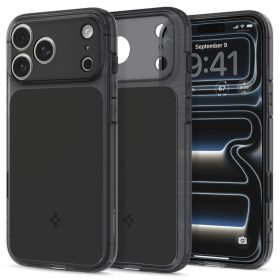   Spigen Ultra Hybrid T MagFit Apple iPhone 17 Pro Max tok, MagSafe, Matte Black, fekete