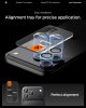 Spigen Glas.tR EZ Fit Optik Pro Apple iPhone 17 Pro / 17 Pro Max / 16 Pro / 16 Pro Max / 15 Pro / 15 Pro Max / 14 Pro / 14 Pro Max, Tempered kameralencse-védő fólia felhelyező kerettel, ezüst (2db)