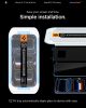 Spigen Glas.tR EZ Fit Privacy Apple iPhone Air (2025) tempered kijelzővédő fólia felhelyező kerettel