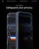 Spigen Glas.tR EZ Fit Privacy Apple iPhone Air (2025) tempered kijelzővédő fólia felhelyező kerettel