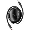Baseus Free2Draw Mini USB-C töltő-és adatkábel, kihúzható, automata behúzó funkcióval, 100W, 1m, fekete