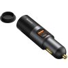 Baseus Share Together 2×USB-A autós gyorstöltő, szivargyújtó kimenettel, 60W, szürke