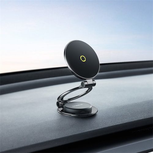 Baseus MagPro II mágneses autós telefontartó, műszerfalra rögzíthető, fekete