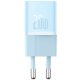 Baseus GaN5 Mini USB-C hálózati gyorstöltő adapter, 20W, kék
