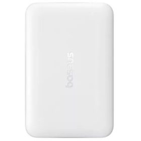   Baseus EnerFill FM11 vezeték nélküli Powerbank / külső akkumulátor + USB-C 30cm kábel, 10000mAh, 22,5W, fehér