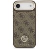 Guess 4G Strass Logo Apple iPhone Air (2025) MagSafe tok kameravédő peremmel, barna-arany