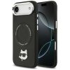Karl Lagerfeld Choupette Pin Apple iPhone Air (2025) MagSafe kompatibilis hátlap tok, fekete