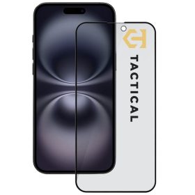   Tactical Glass Shield Privacy Stealth 5D Apple iPhone 16 Pro / 17 betekintésgátló kijelzővédő üvegfólia, fekete