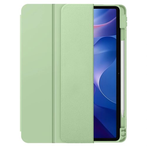 Tech-Protect SC Pen Xiaomi Redmi Pad 2 11" oldalra nyíló, kitámasztható mappa tok ceruza tartóval, matcha zöld