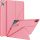 Origami Smart Case Apple iPad Air 11 (2024 / 2025) / iPad Air 4 / 5 (2020 / 2022) mappa tok, érintőceruza tartóval, rózsaszín