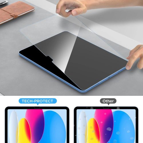 Tech-Protect Glass Fit+ Samsung Galaxy Tab A9+ / Tab A11+ tempered glass kijelzővédő fólia, átlátszó (2db)