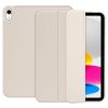 Tech-Protect Sc Pen Apple iPad 11 2025 / iPad 10.9 2022 oldalra nyíló, kitámasztható mappa tok ceruza tartóval, bézs
