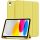 Tech-Protect Sc Pen Apple iPad 11 2025 / iPad 10.9 2022 oldalra nyíló, kitámasztható mappa tok ceruza tartóval, sárga
