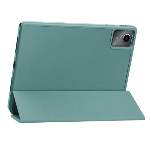 Tech-Protect Sc Pen Lenovo Tab M11 oldalra nyíló, kitámasztható mappa tok ceruza tartóval, zöld