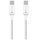 Tactical Stitch Thread USB-C-USB-C töltő- és adatkábel, szilikon, 0,3m, fehér